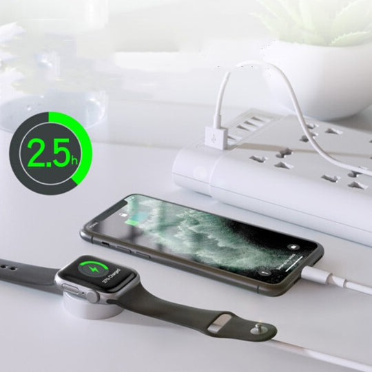 Câble de chargement de chargeur magnétique sans fil 2 en 1 pour Apple Watch / iPhone Câble de chargement de chargeur magnétique sans fil 2 en 1 pour Apple Watch / iPhone